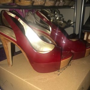 Jessica Simpson red heels